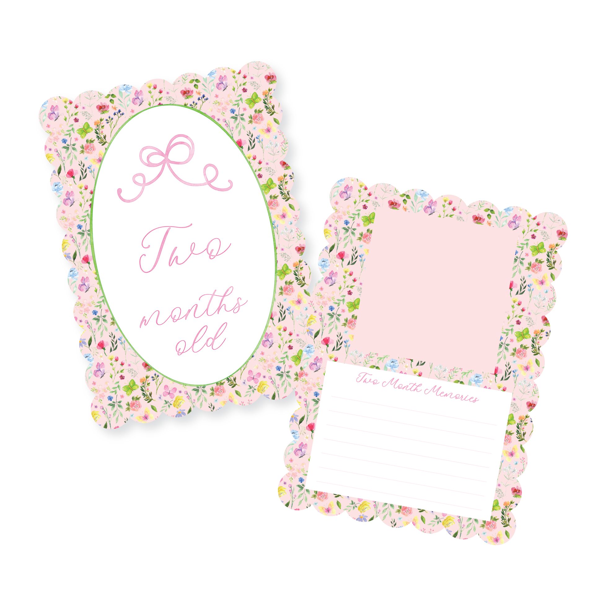 Wildflower Milestone Cards