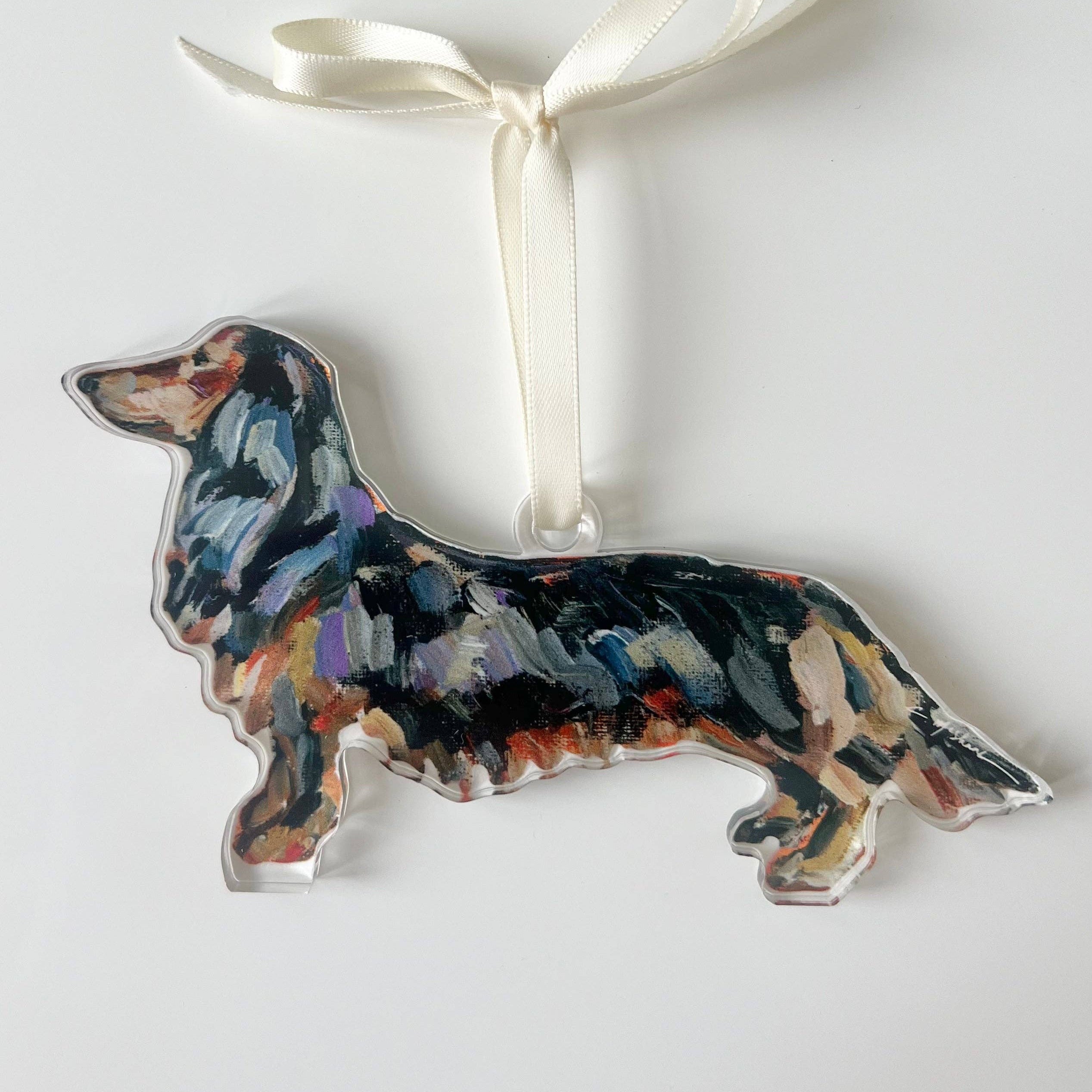 Dachshund Black and Tan Ornament