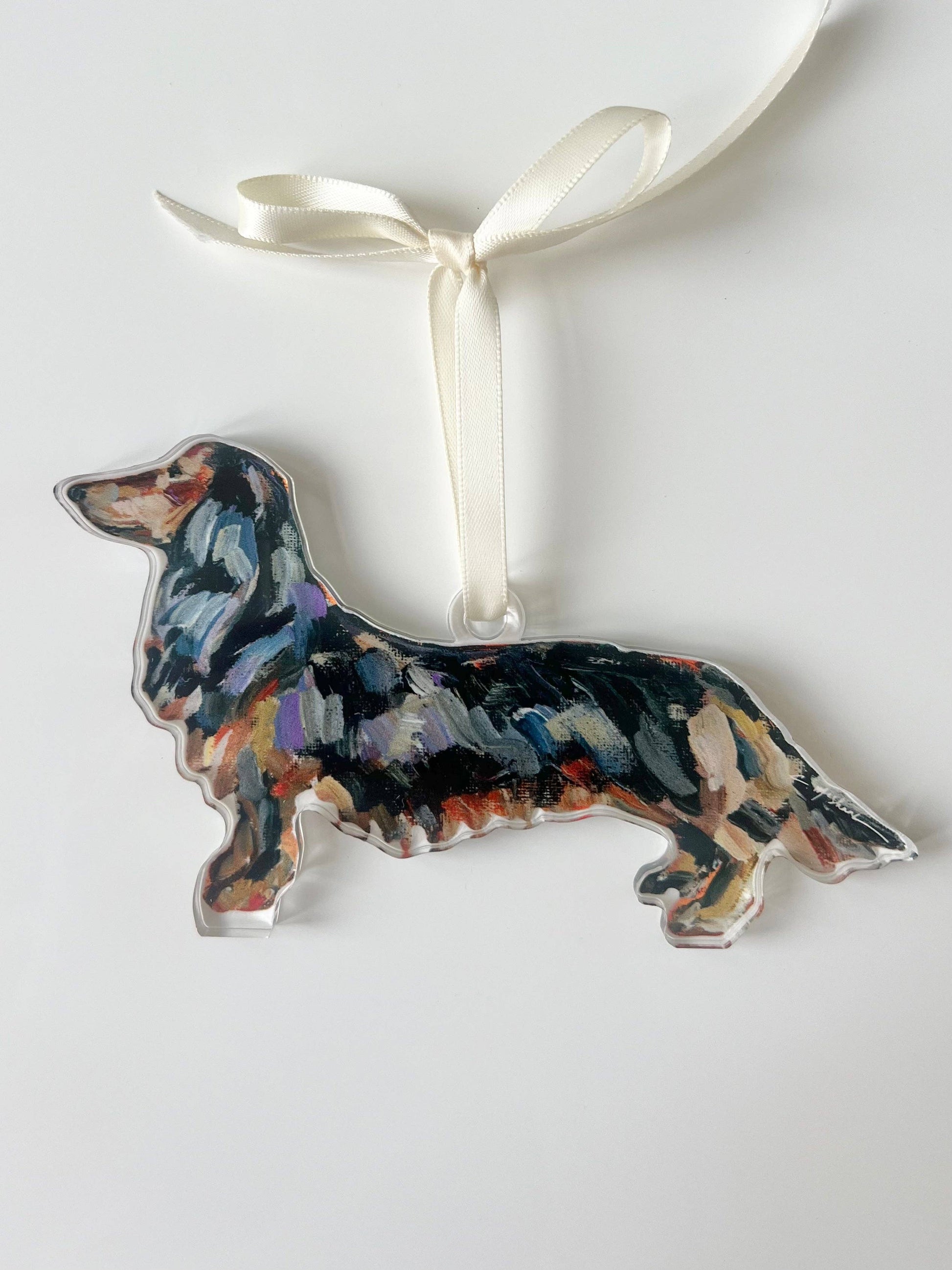 Dachshund Black and Tan Ornament