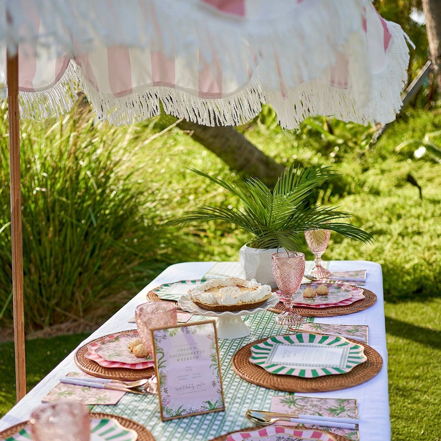 Palm Beach - Dessert Paper Plates - Party Plates
