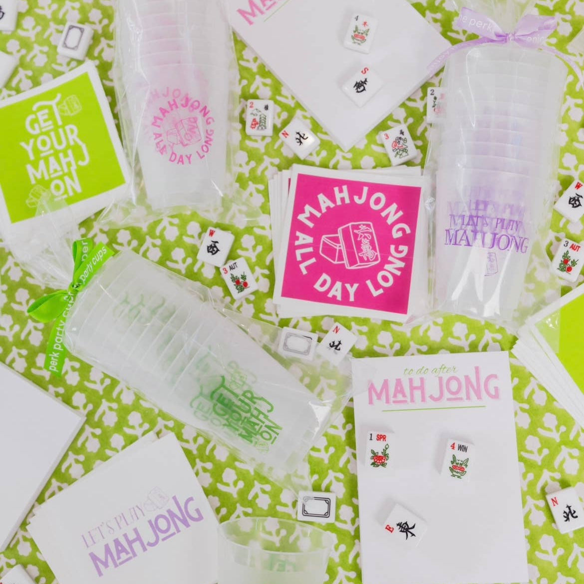 Let's Play Mahjong Reusable Frost Flex Cups