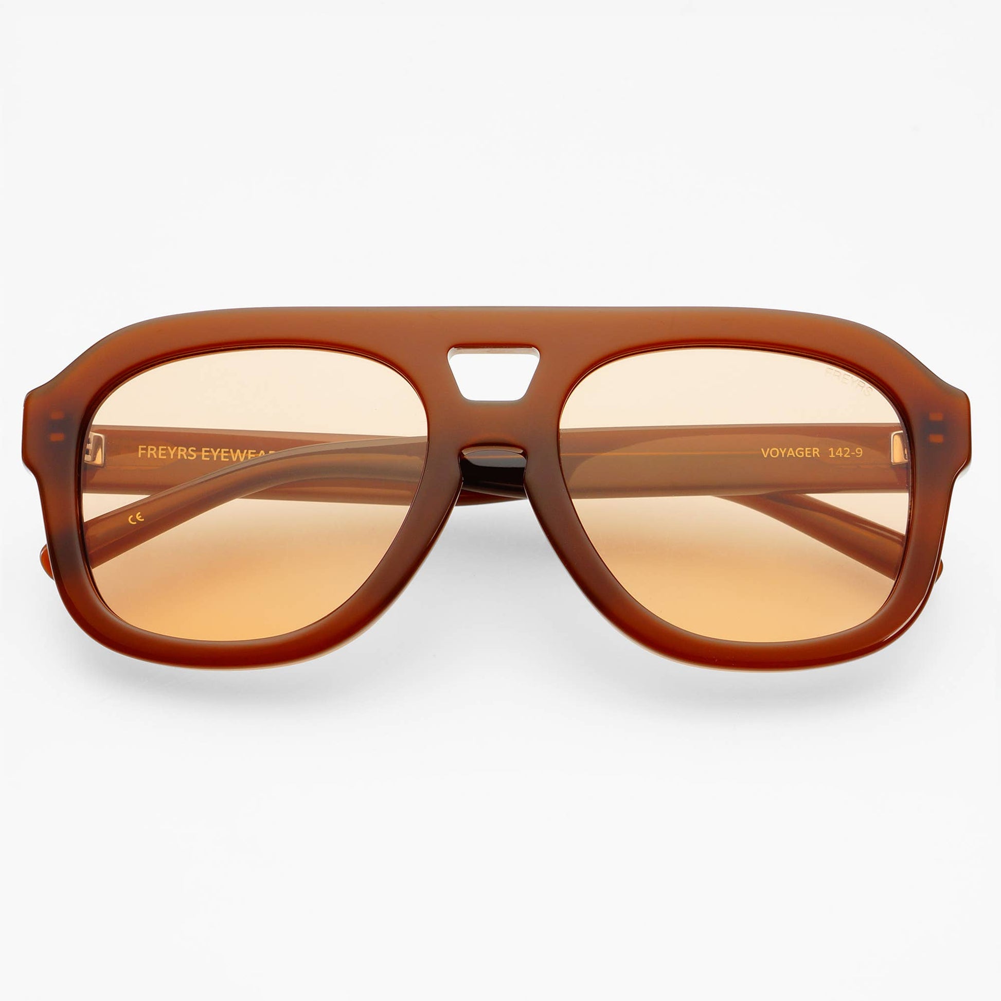 Voyager Acetate Oversized Aviator Sunglasses