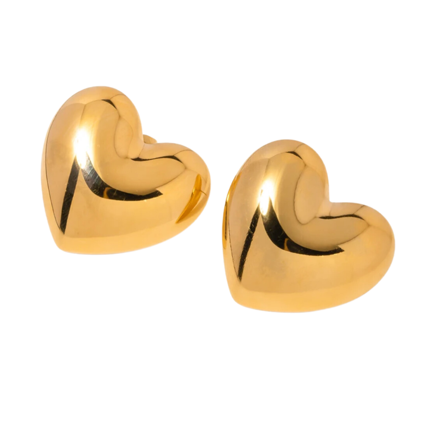 Puffy Heart Studs