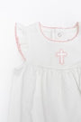 Pip Flutter Bubble - Pink Cross 0-3 mo