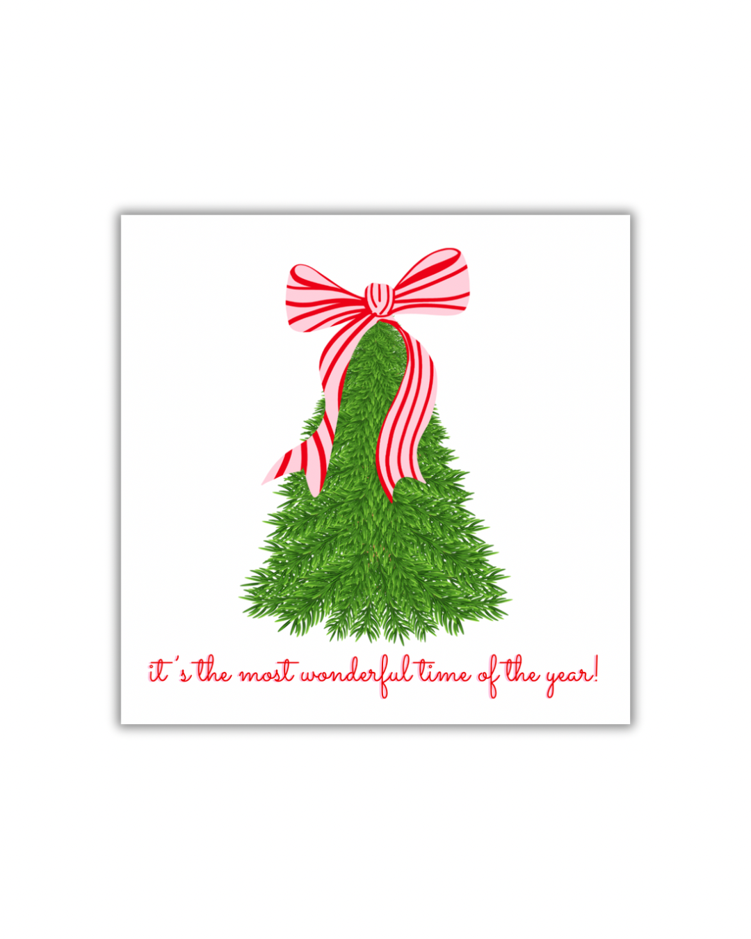 Christmas Tree Paper Party Napkins