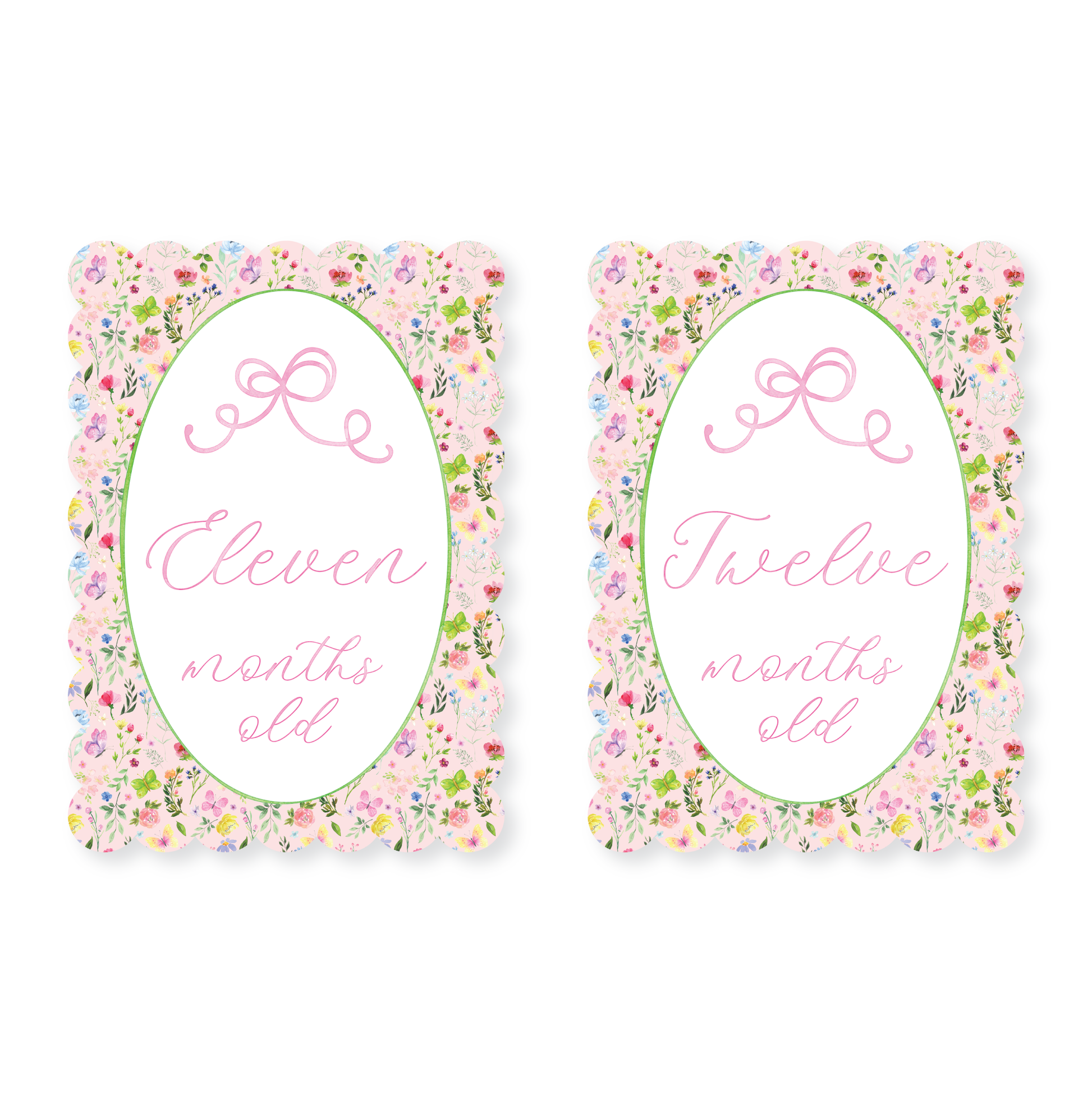 Wildflower Milestone Cards