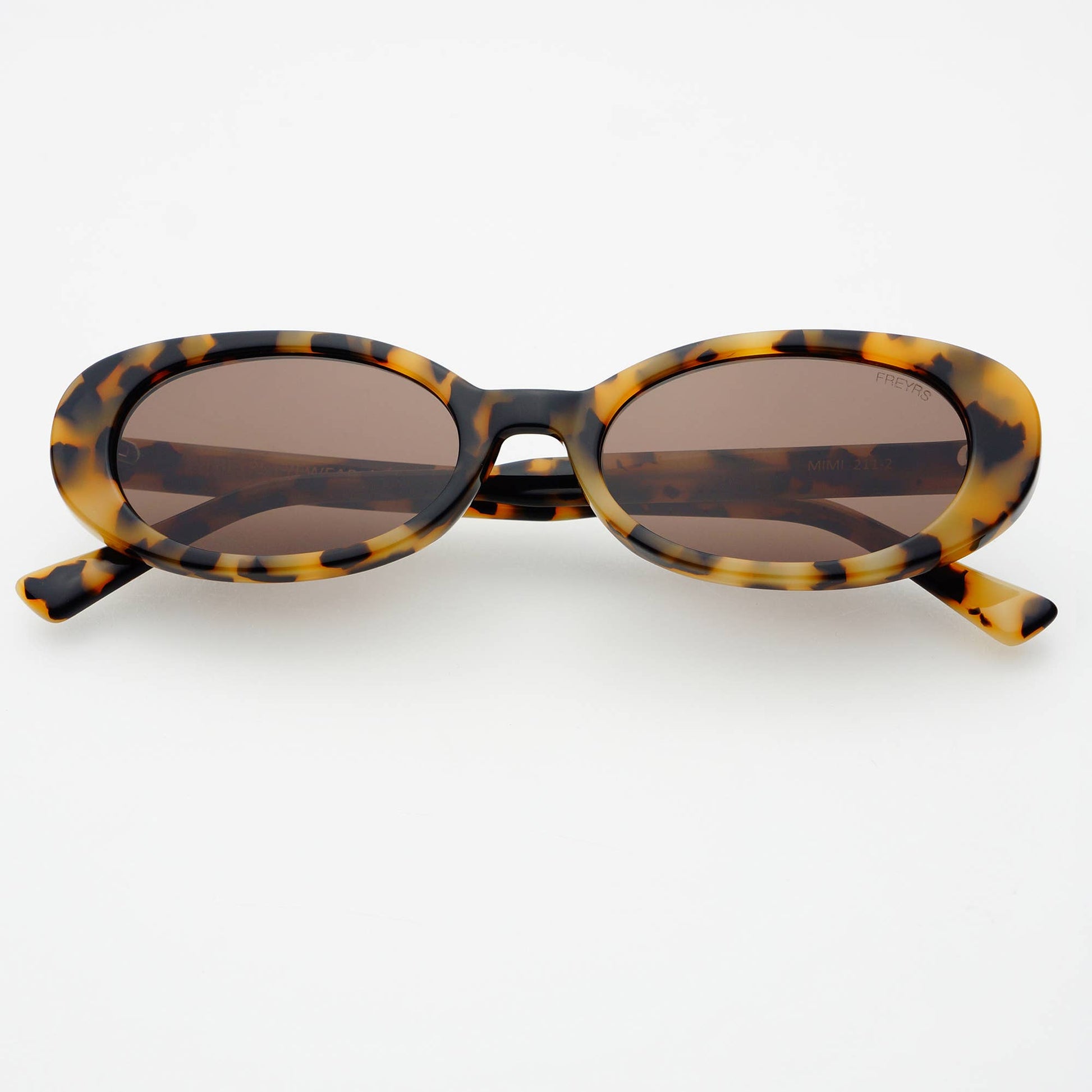 Mimi Acetate Oval Sunglasses