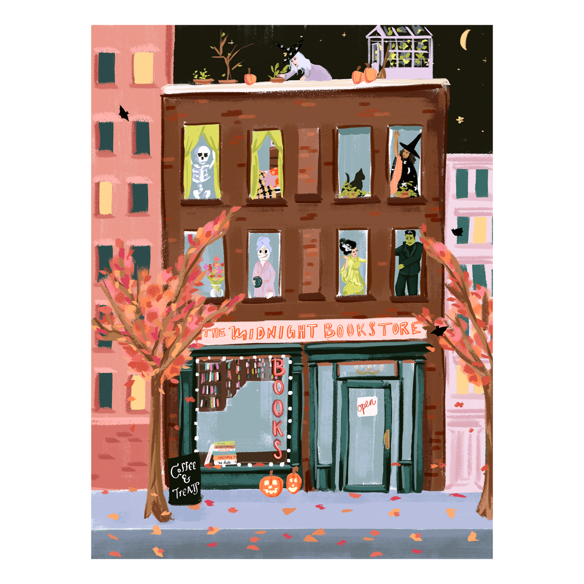 Spooky Street 500 Piece Halloween Puzzle