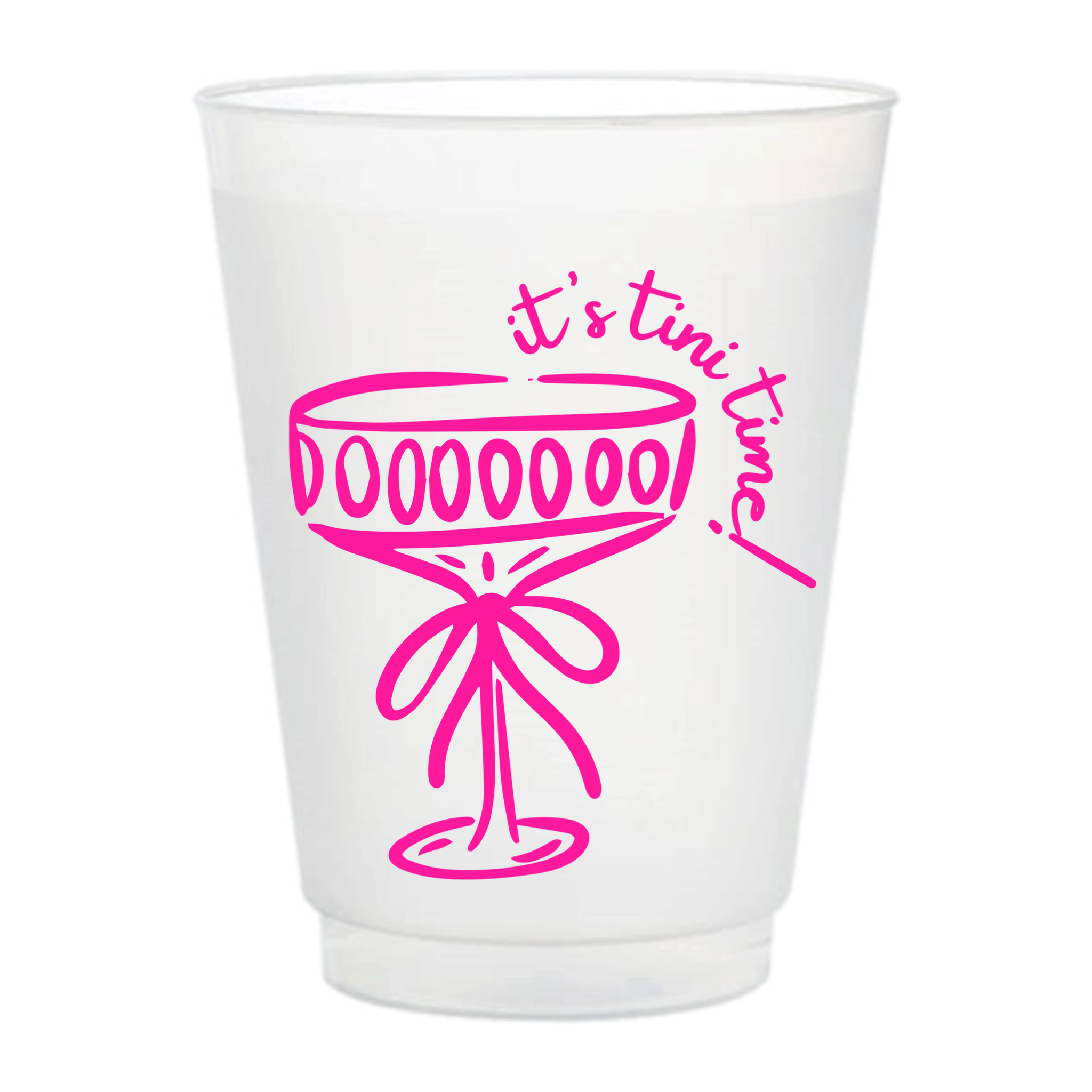 IT'S TINI TIME : FROSTED CUP SLEEVE