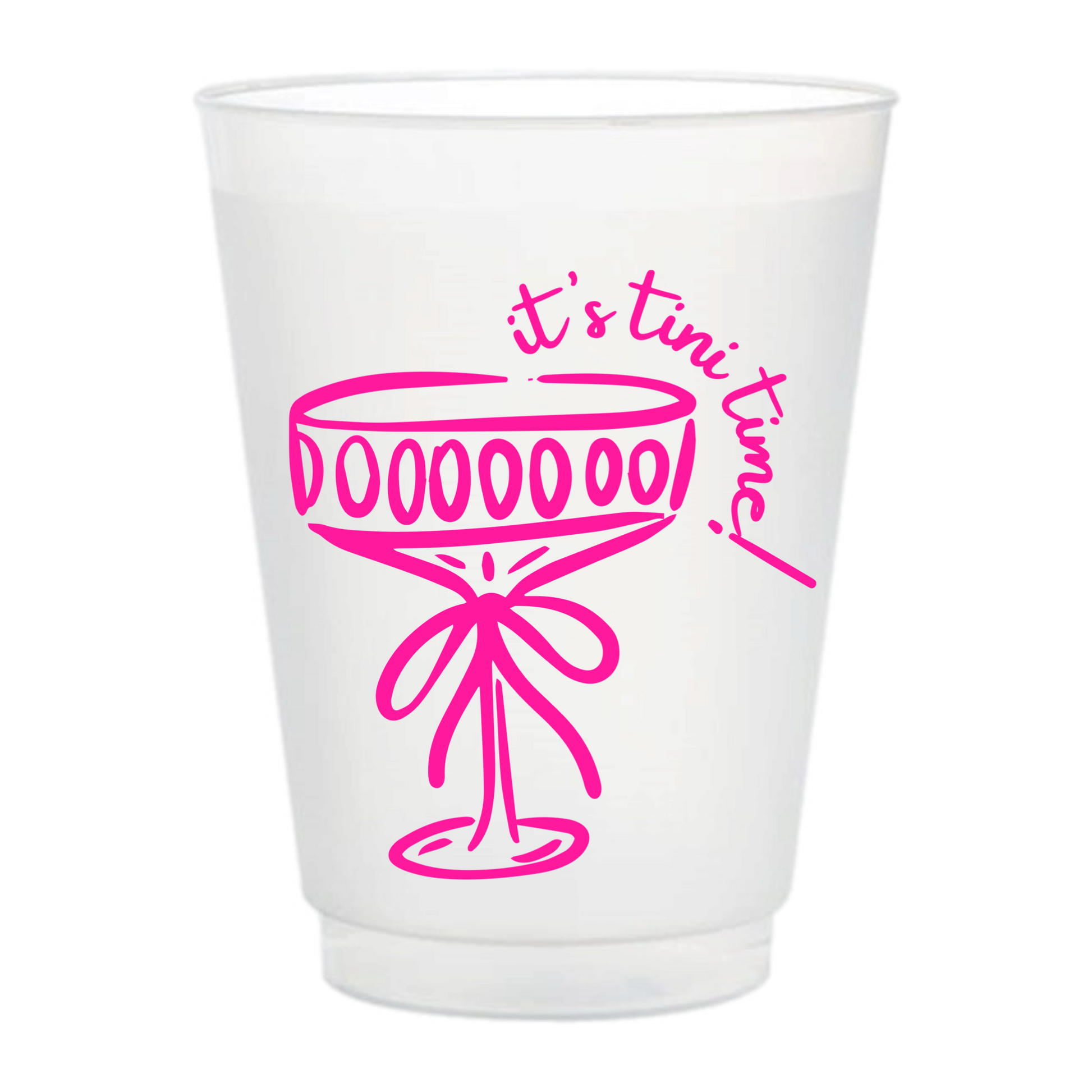 IT'S TINI TIME : FROSTED CUP SLEEVE
