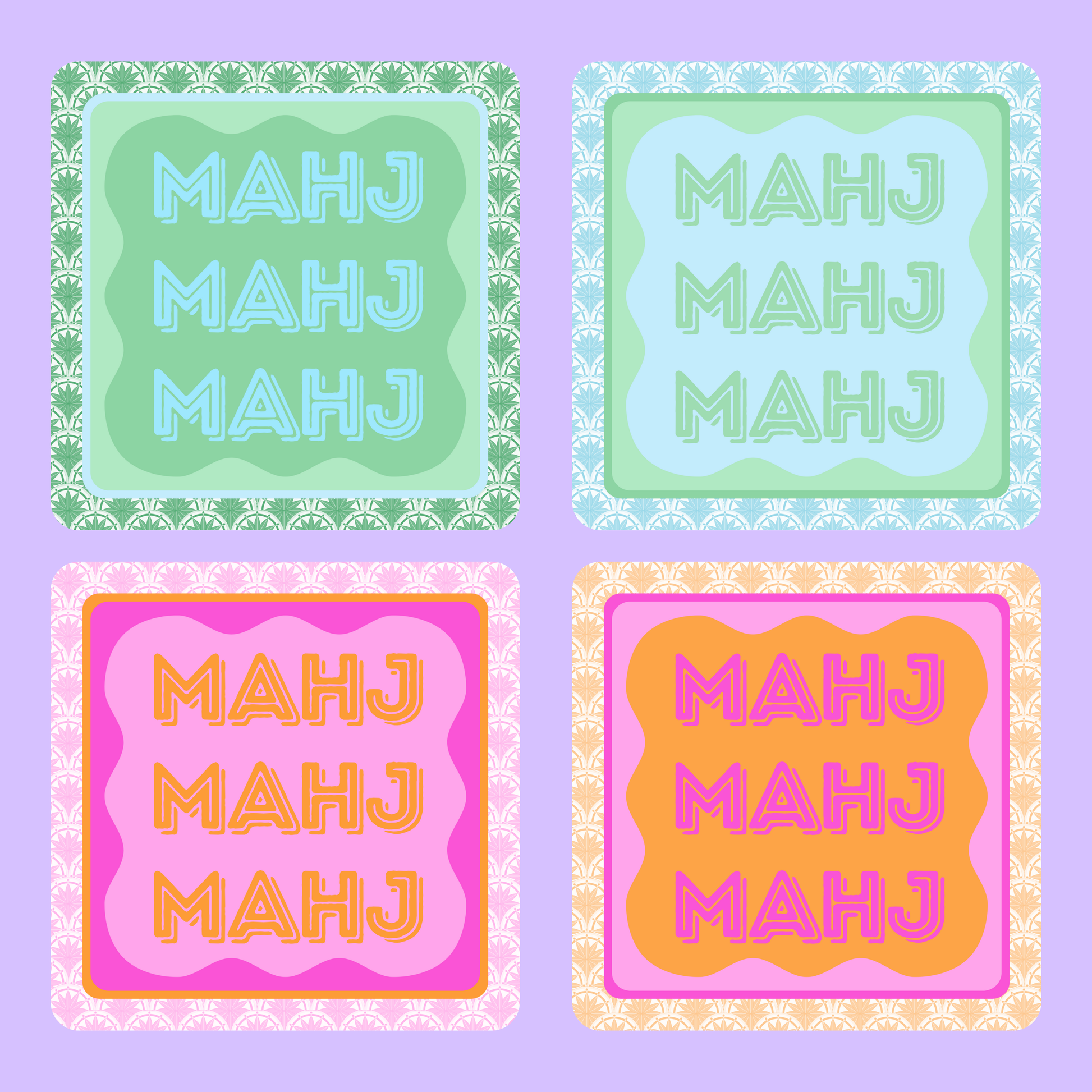 Mahj Mahi Mahj Coaster Set