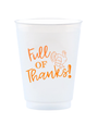 Full of Thanks Reusable Frost Flex Cups