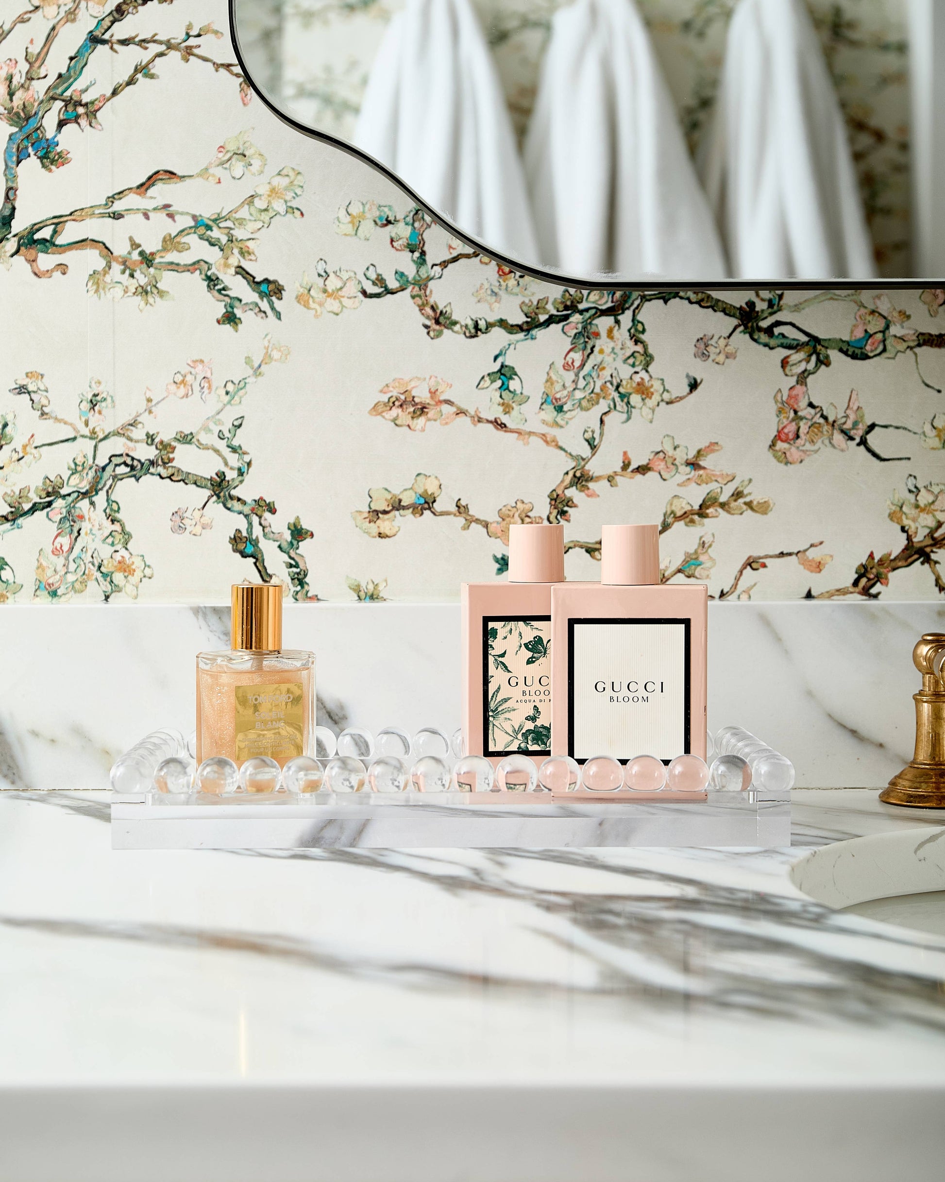 Large Bubble Lucite Tray