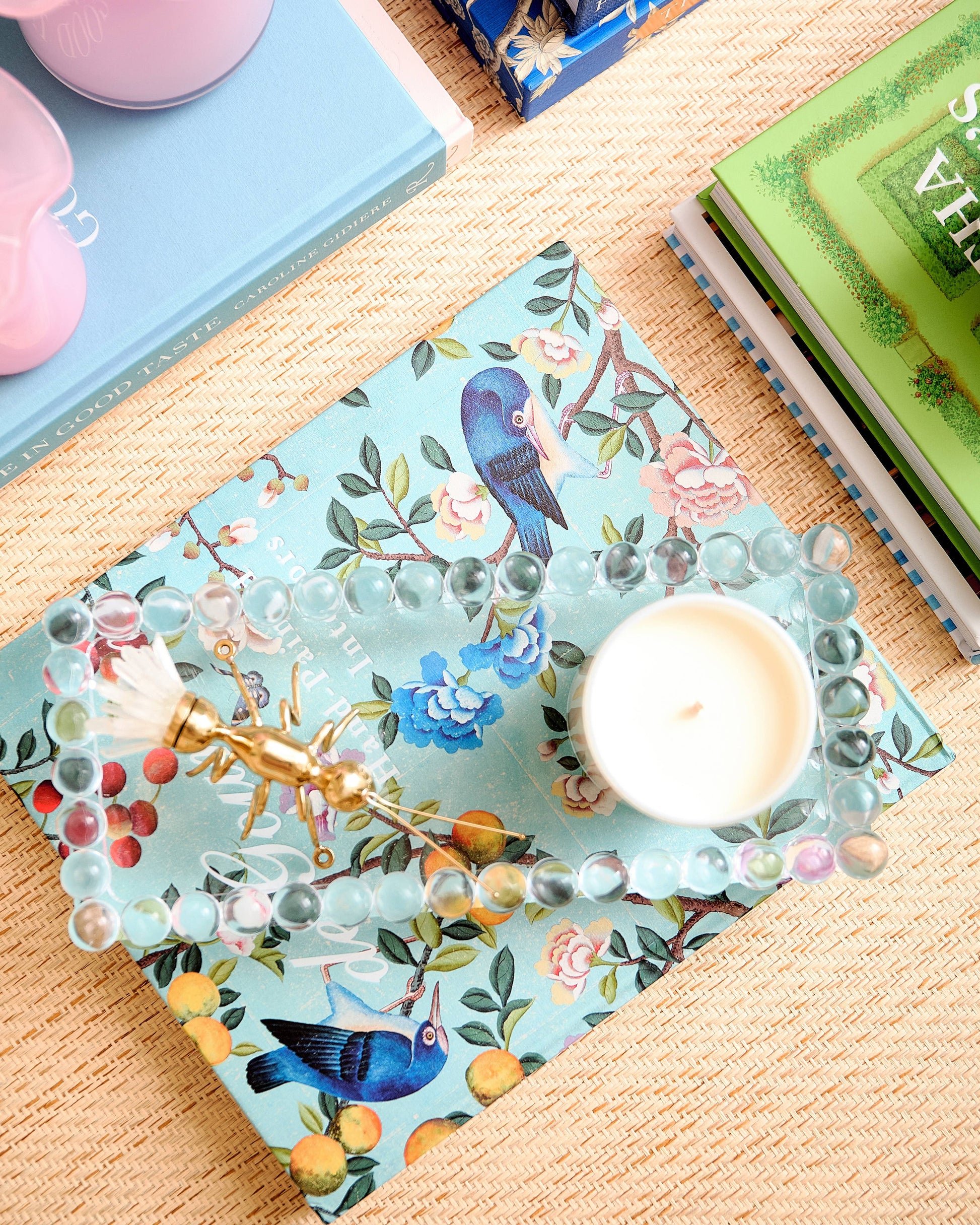 Large Bubble Lucite Tray