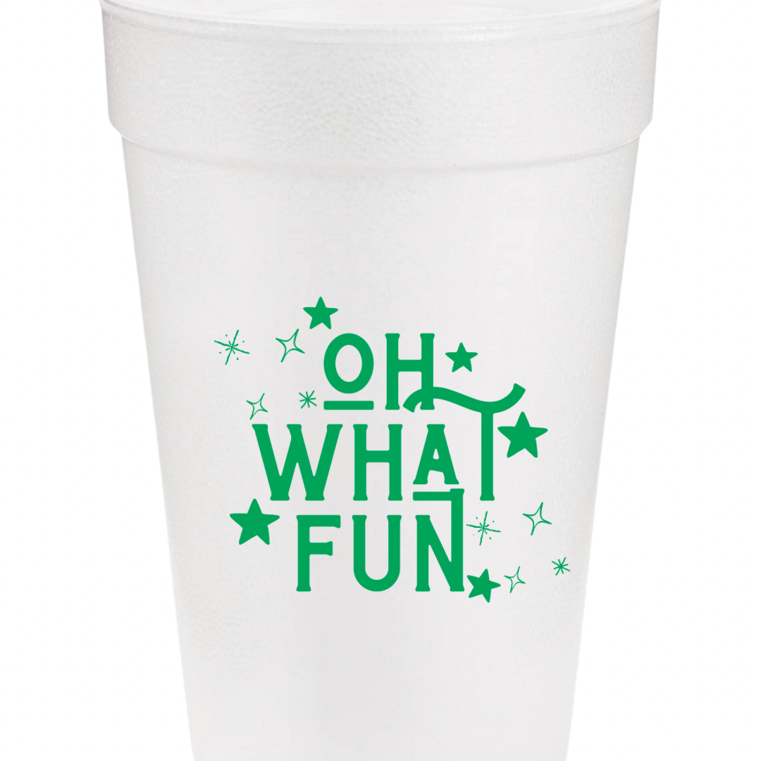 Oh What Fun Styrofoam Cups