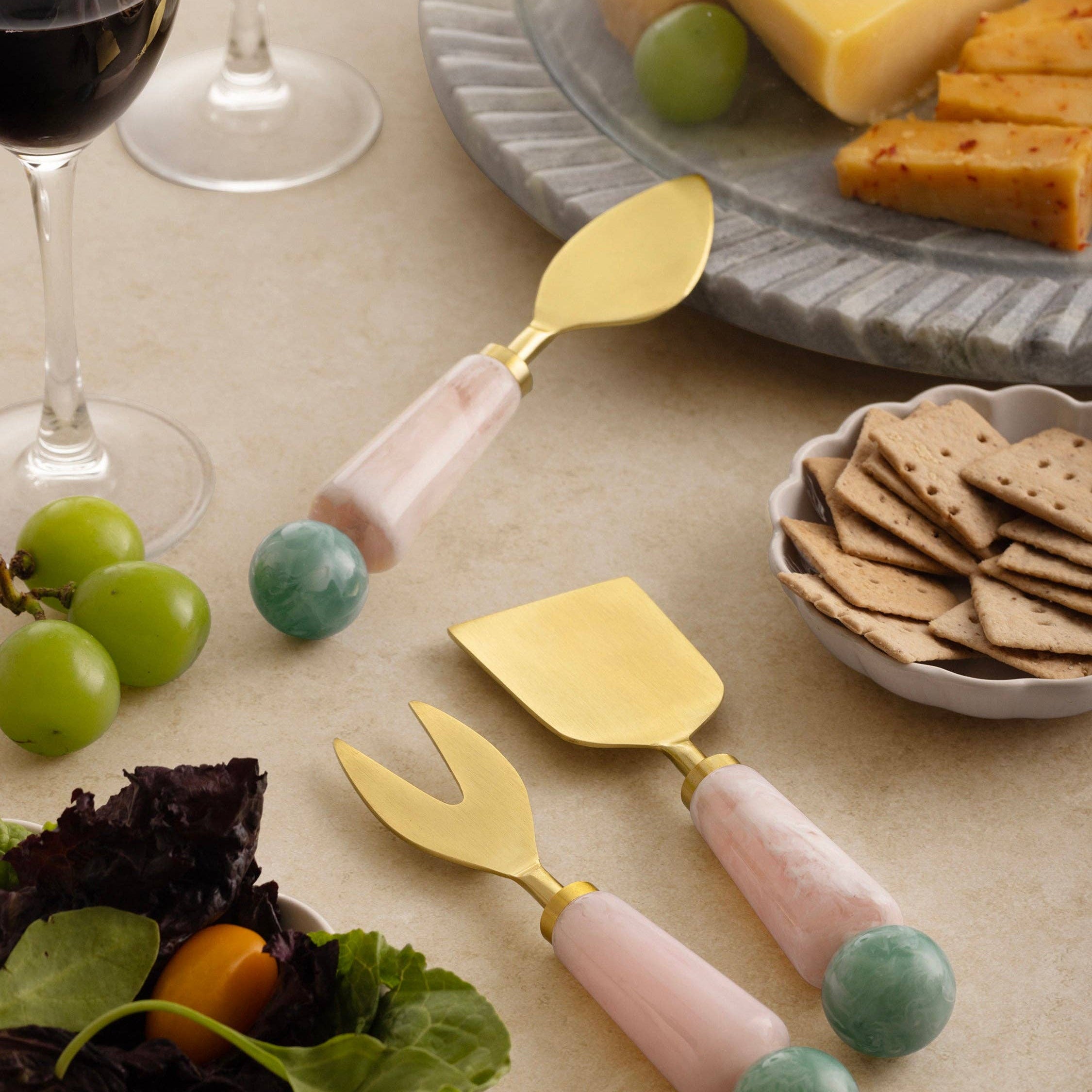 Copenhagen Cheese Knives - 7" x 2"