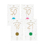 Number Sparkler Candles - Birthday, Anniversary, Milestones