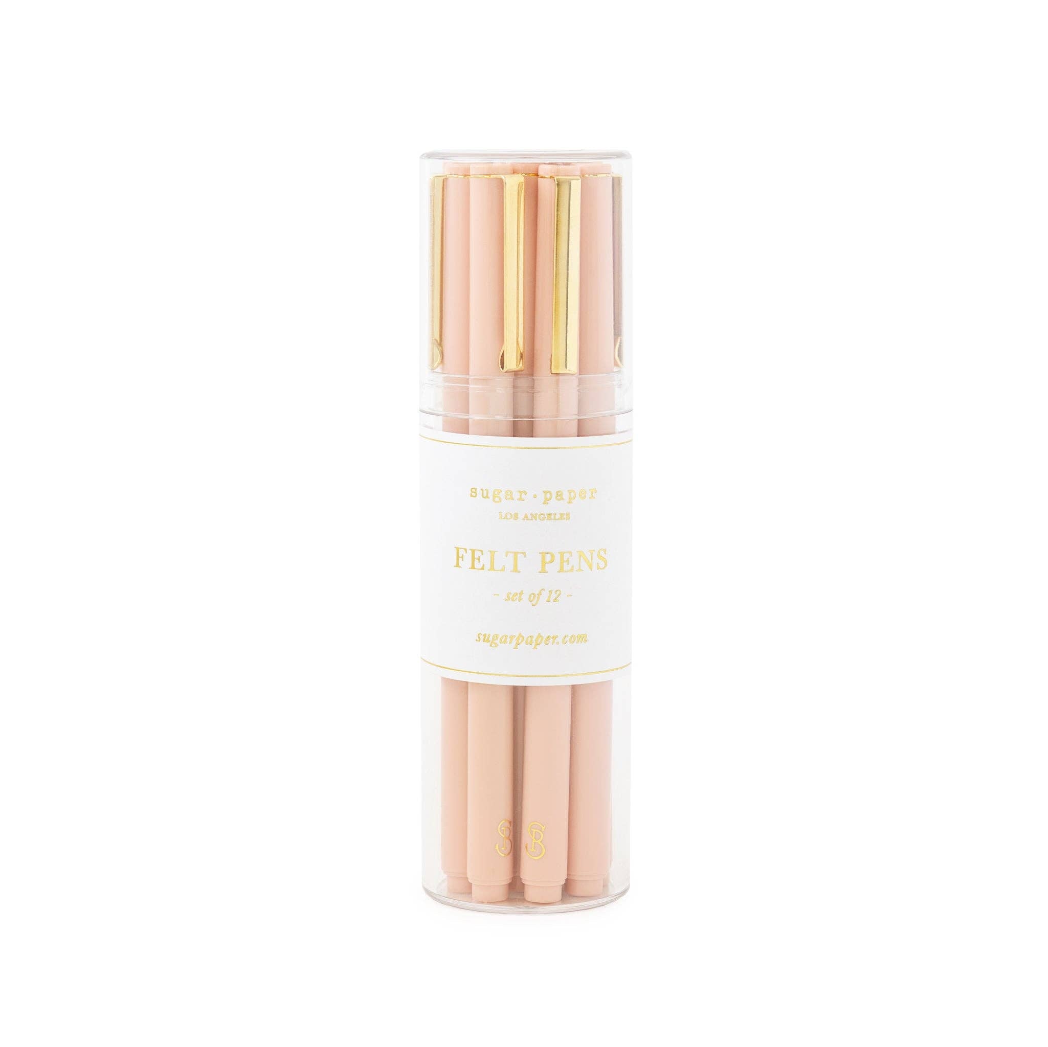 Bulk Felt Pen, Solid Rose, Set of 12