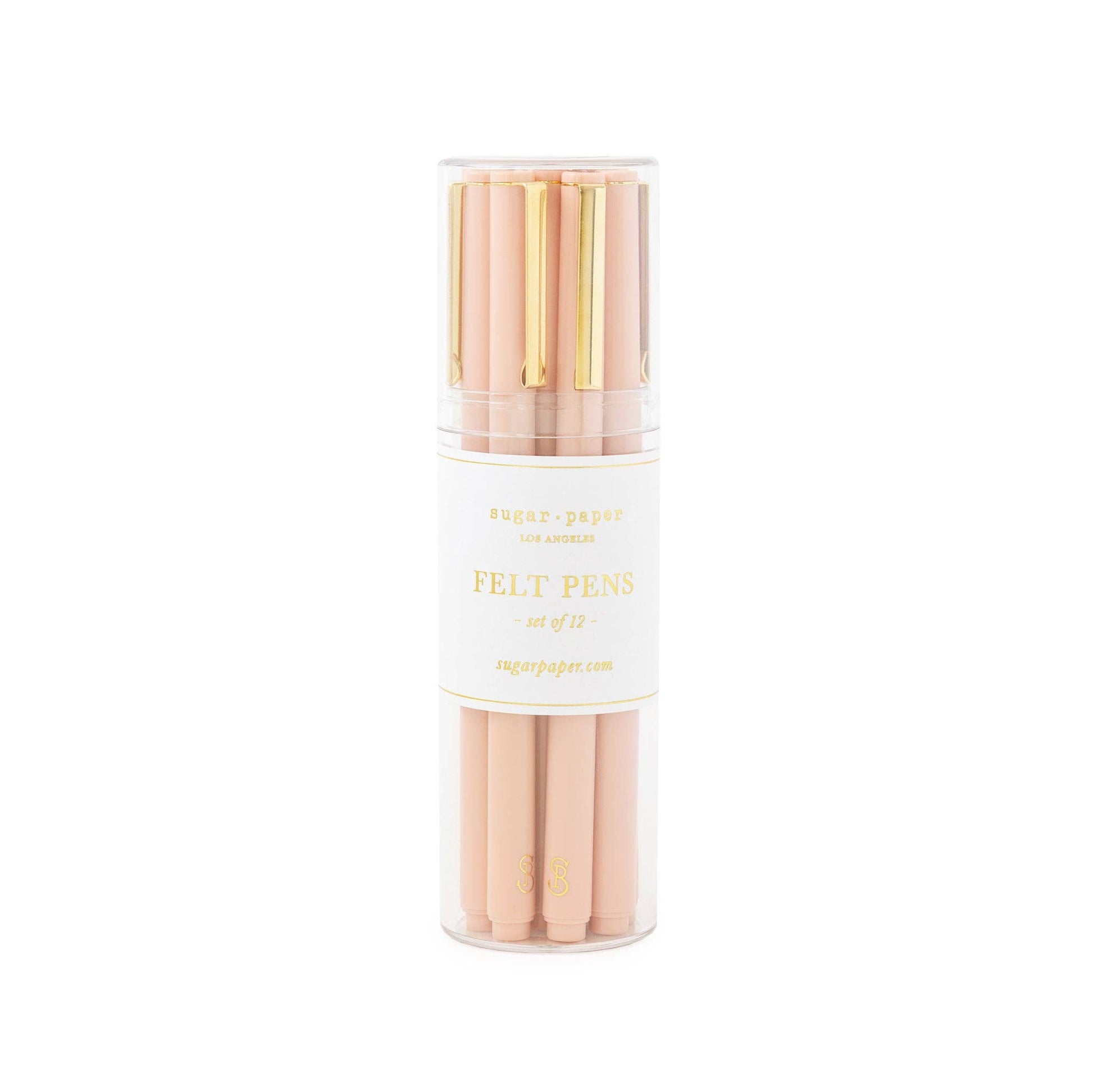 Bulk Felt Pen, Solid Rose, Set of 12