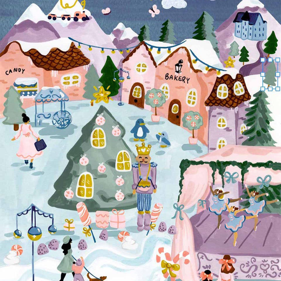 Sugarplum Village 1000 Piece Christmas Puzzle