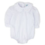 Girls Long Sleeve Peter Pan Collar Bodysuit