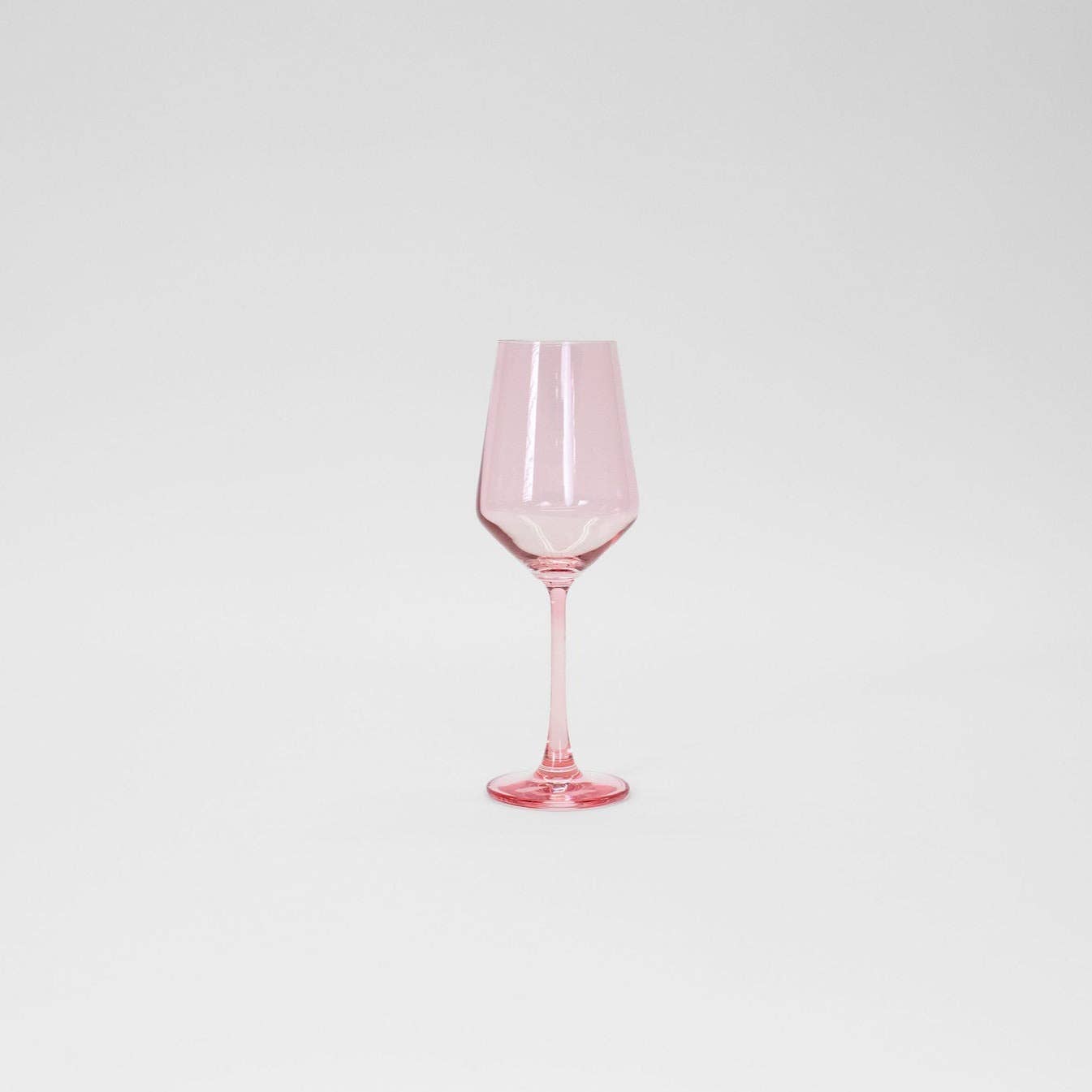 Tickle Me Pink - Colored Wine Glass