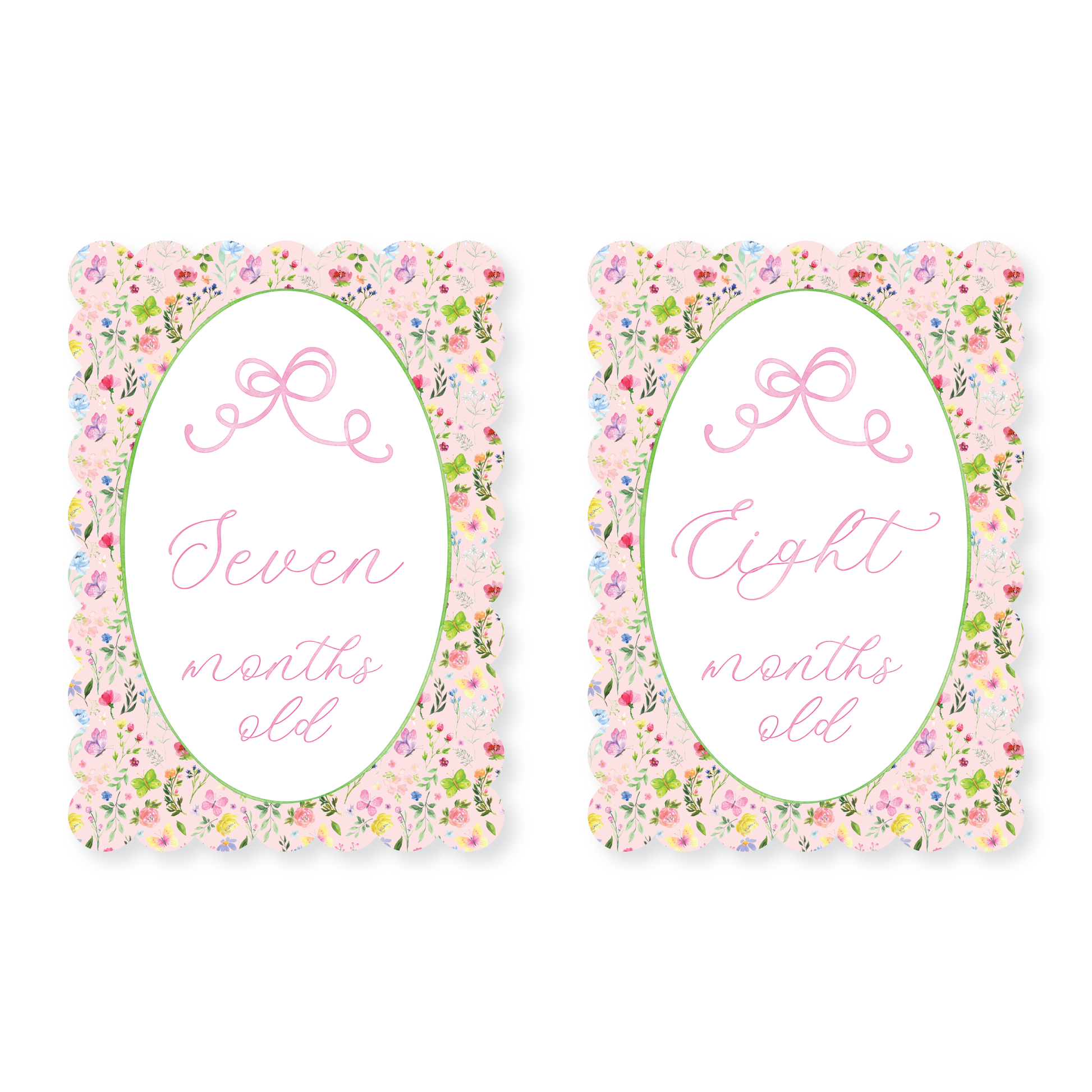 Wildflower Milestone Cards