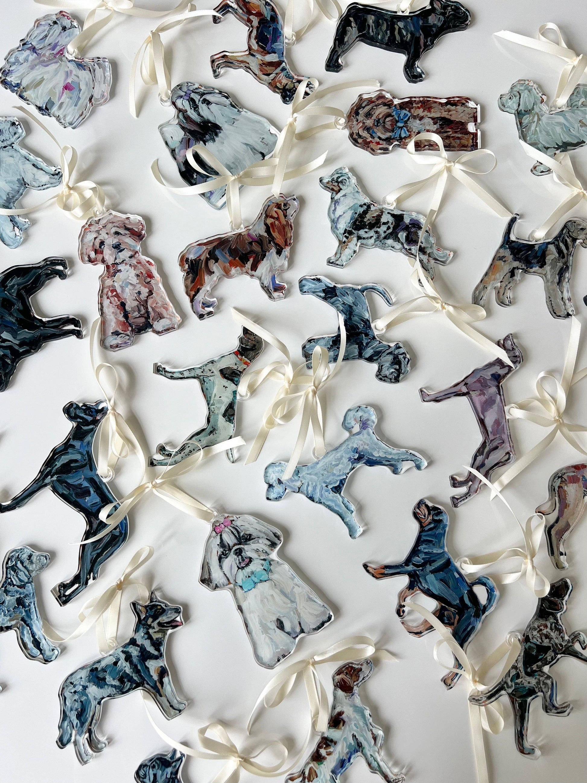 Black & White Doodle Ornament