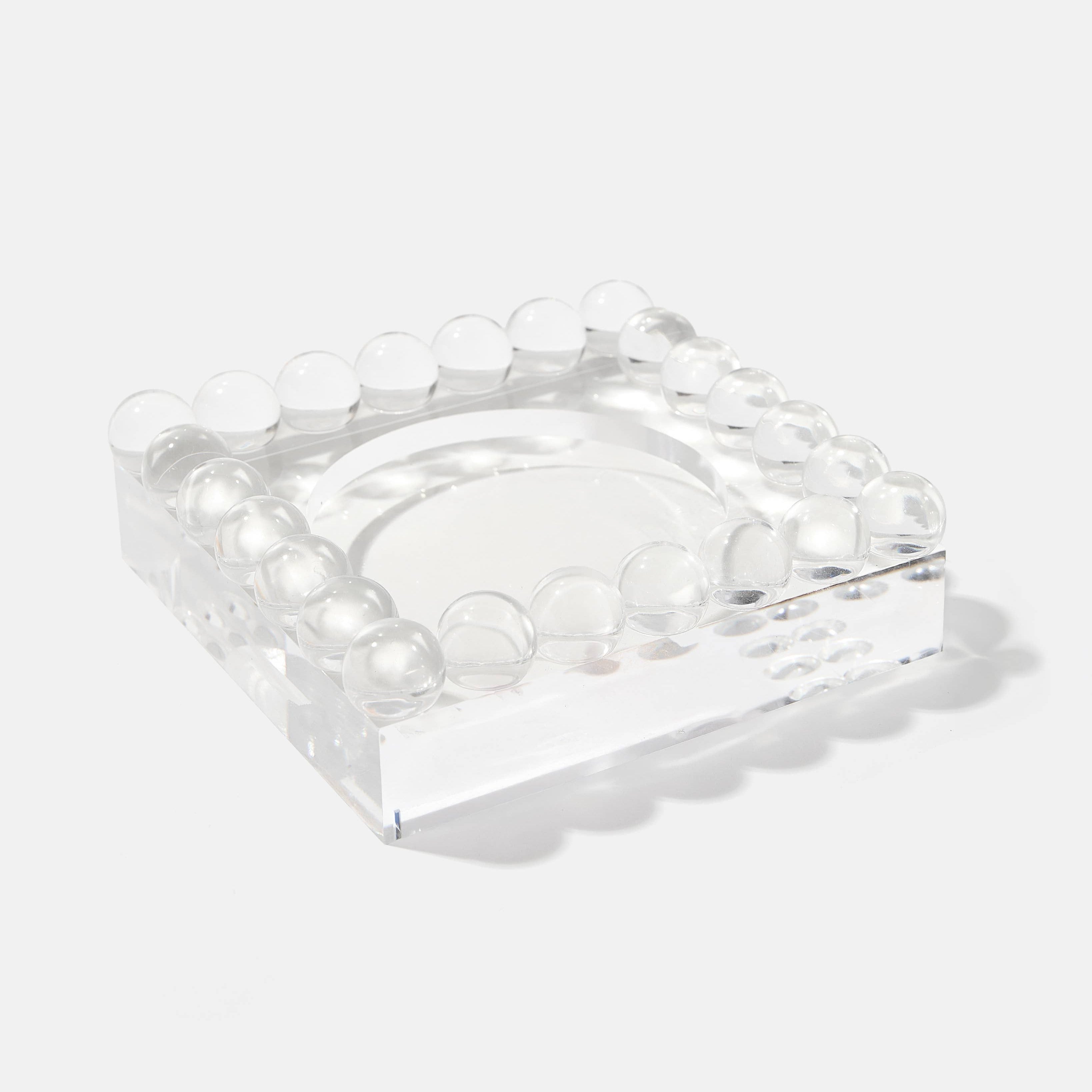 Small Bubble Lucite Tray