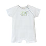 Golf Embroidered Knit Romper