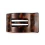 Flat Rectangle Hair Clip | Medium | Tortoise