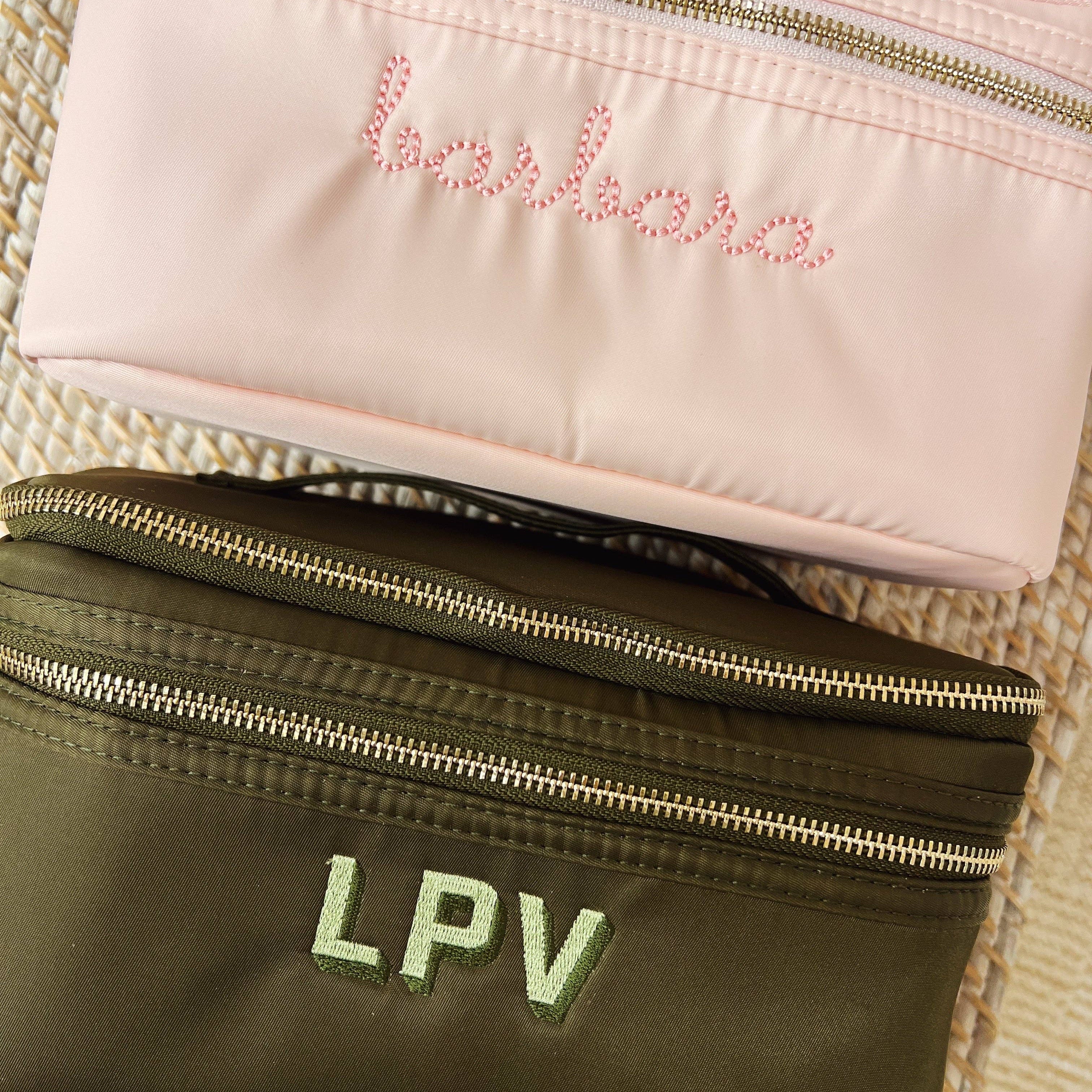 Trvl x Biscuit Shelby Green Train Case