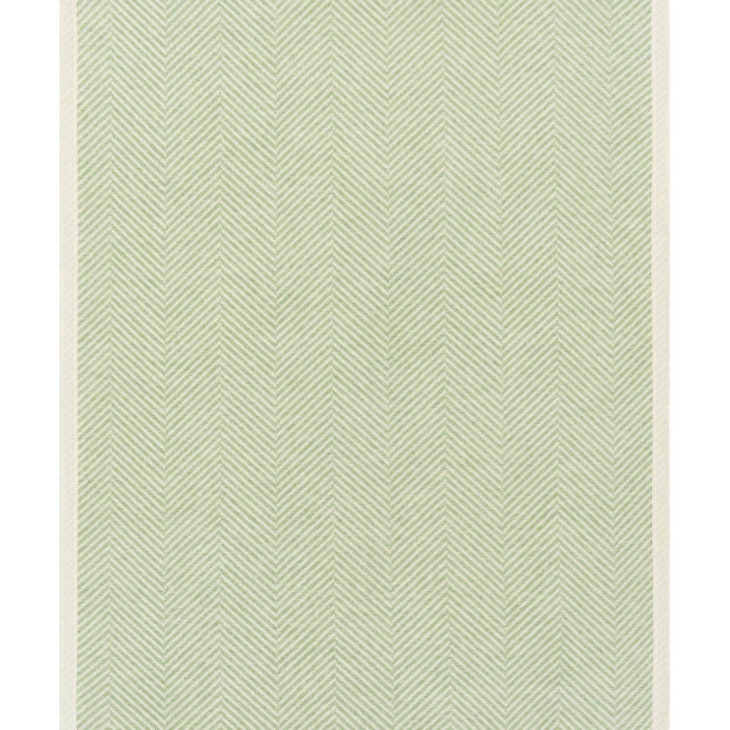 Harborview Herringbone Sprout Green Mini Blanket