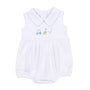 Tiny Tee Time Collared Bubble - Light Blue