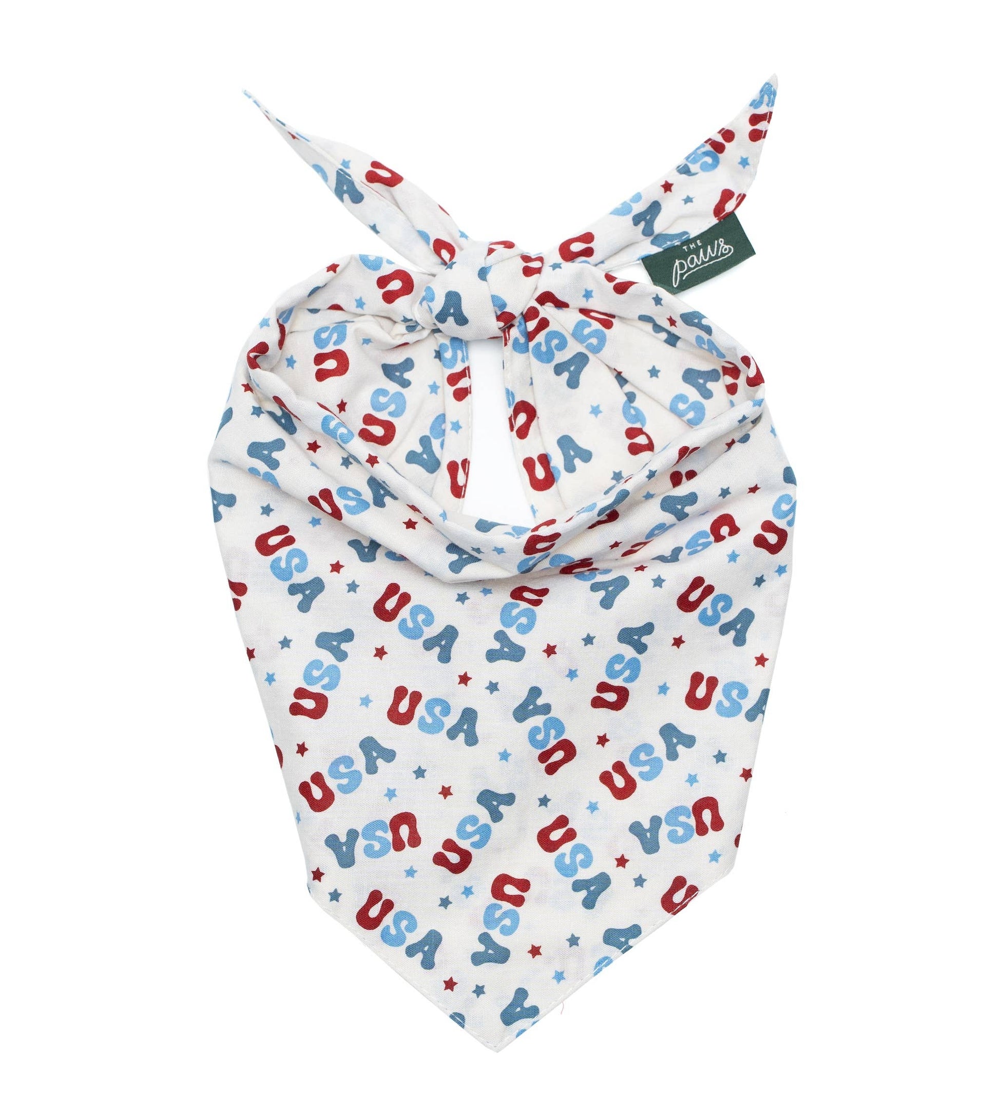 3 Pack of USA Summer Dog Bandanas - The Paws