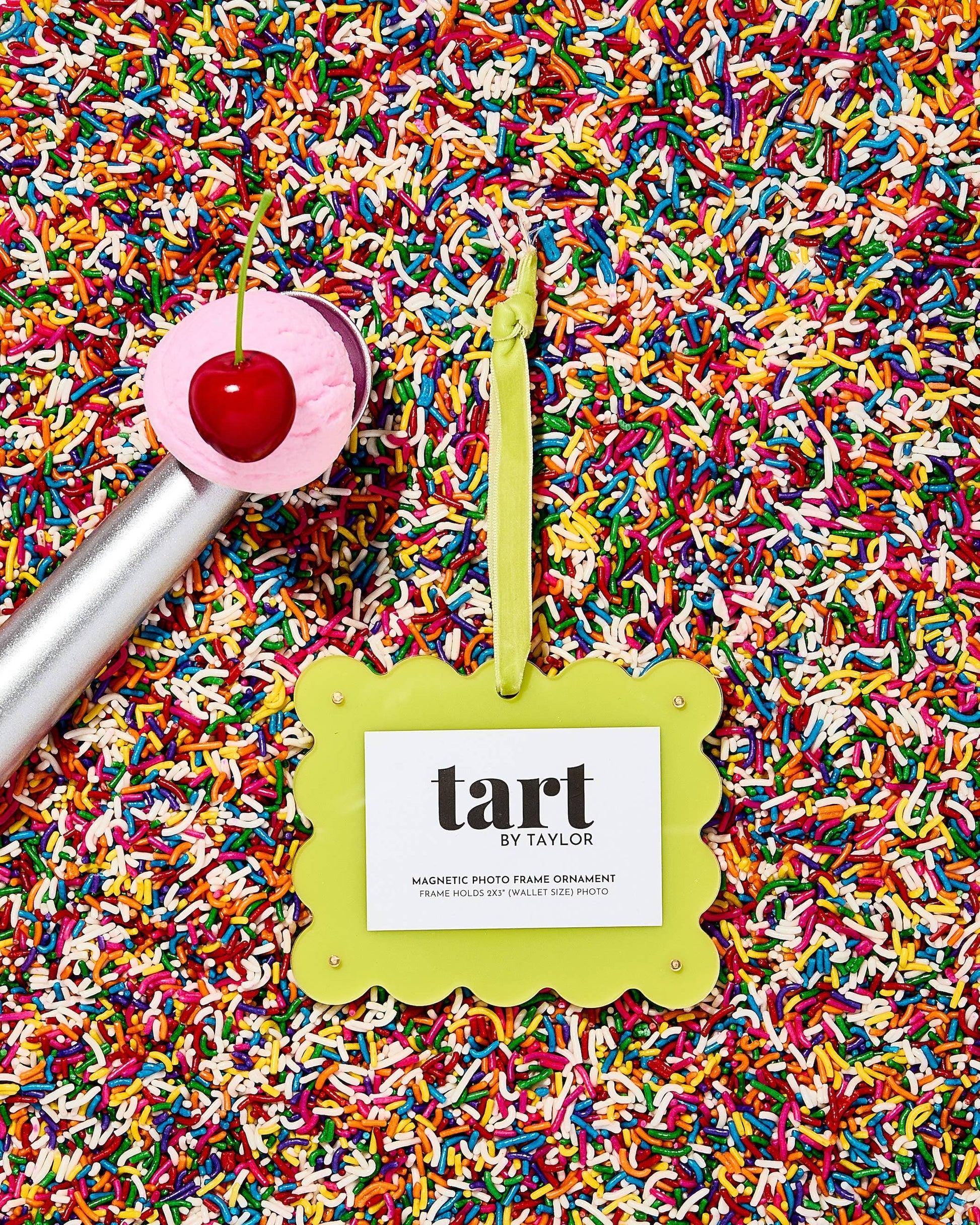 Chartreuse Frame Ornament