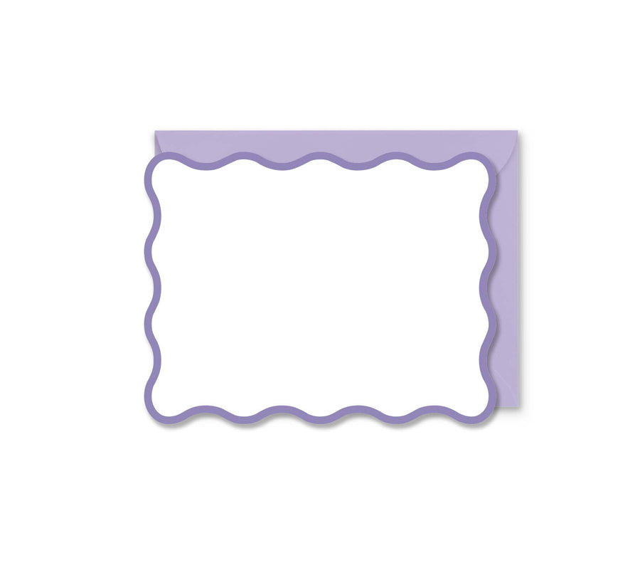 Wavy Lavender Notecards | Set of 8