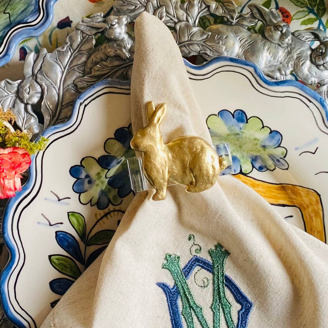 Bunny Rabbit Napkin Rings