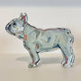"Frenchie White" Acrylic Block
