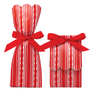 Red Stripe Holiday Wine + Gift Bag Kits | Set of 6