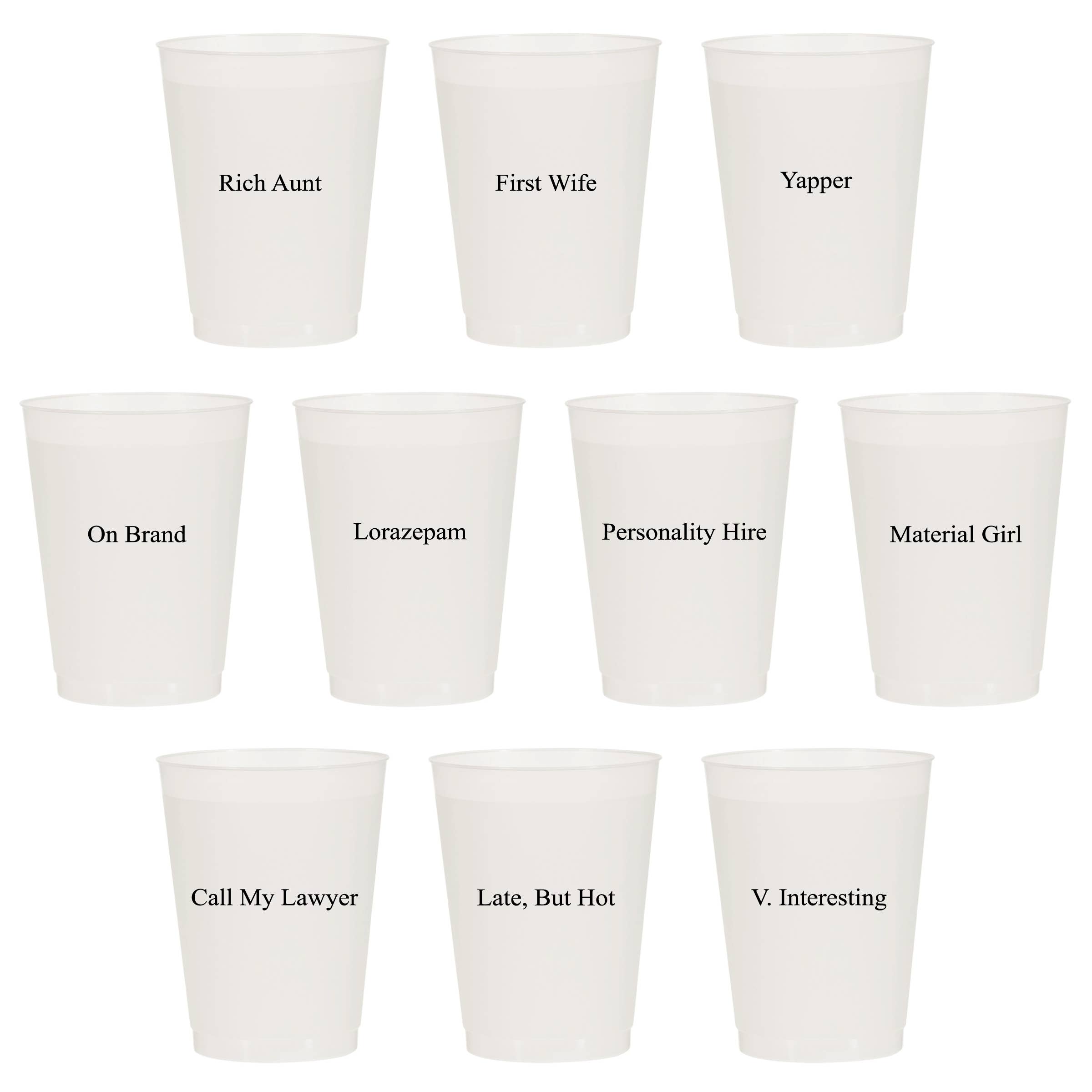 Rich Girl Summer Frosted Cups-Summer
