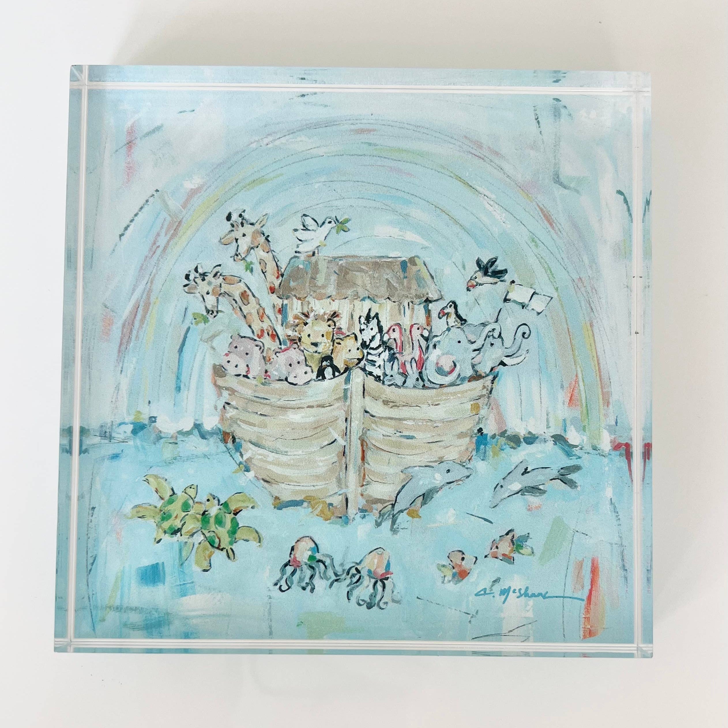 "Noah's Arks III" acrylic shelfie