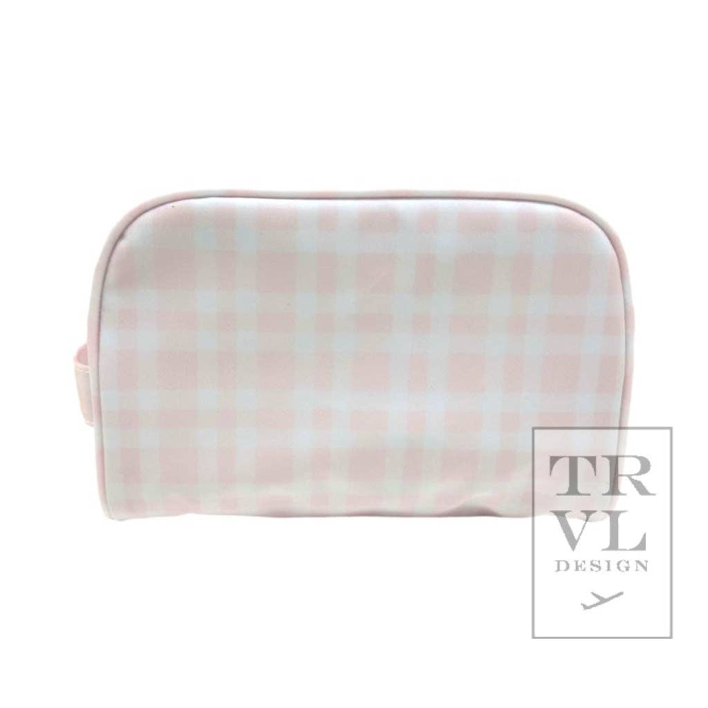 Stow It - Pimlico Plaid Pink Dopp Bag