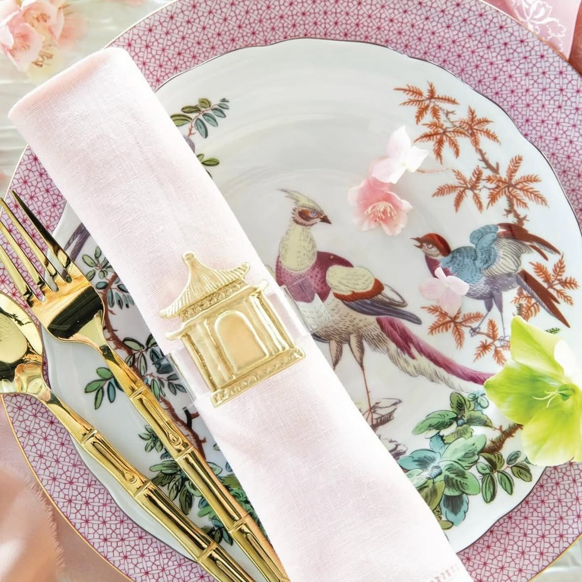 Pagoda Napkin Rings