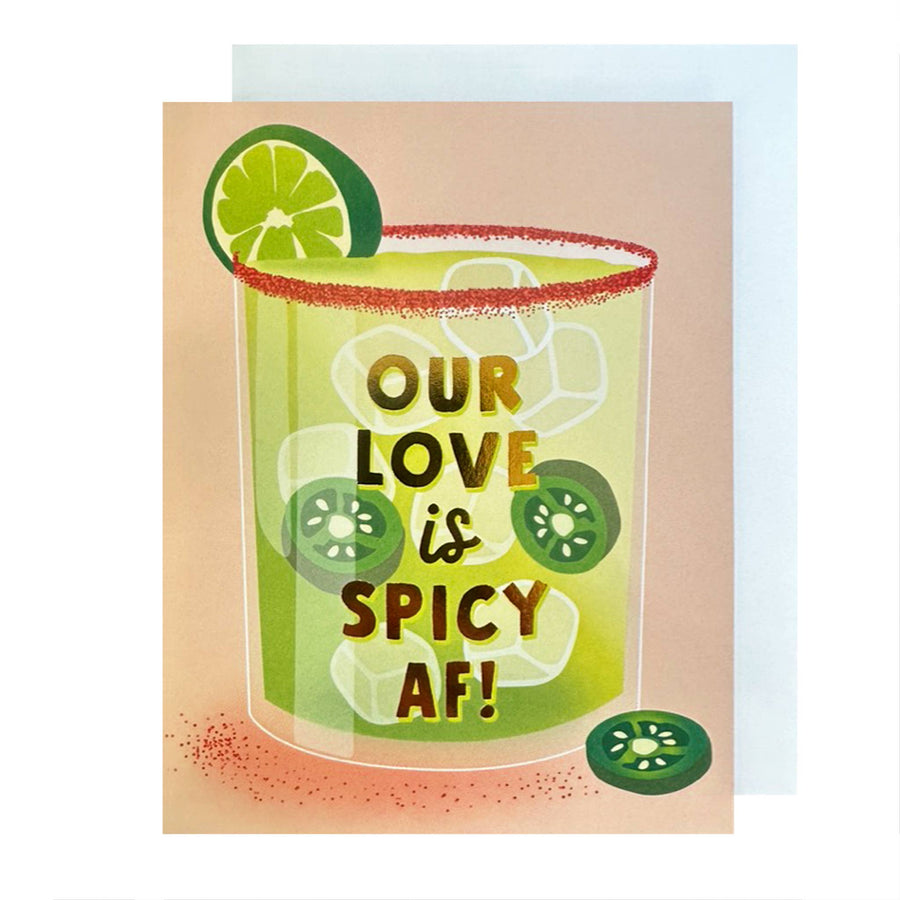 Spicy Love Margarita Love Card