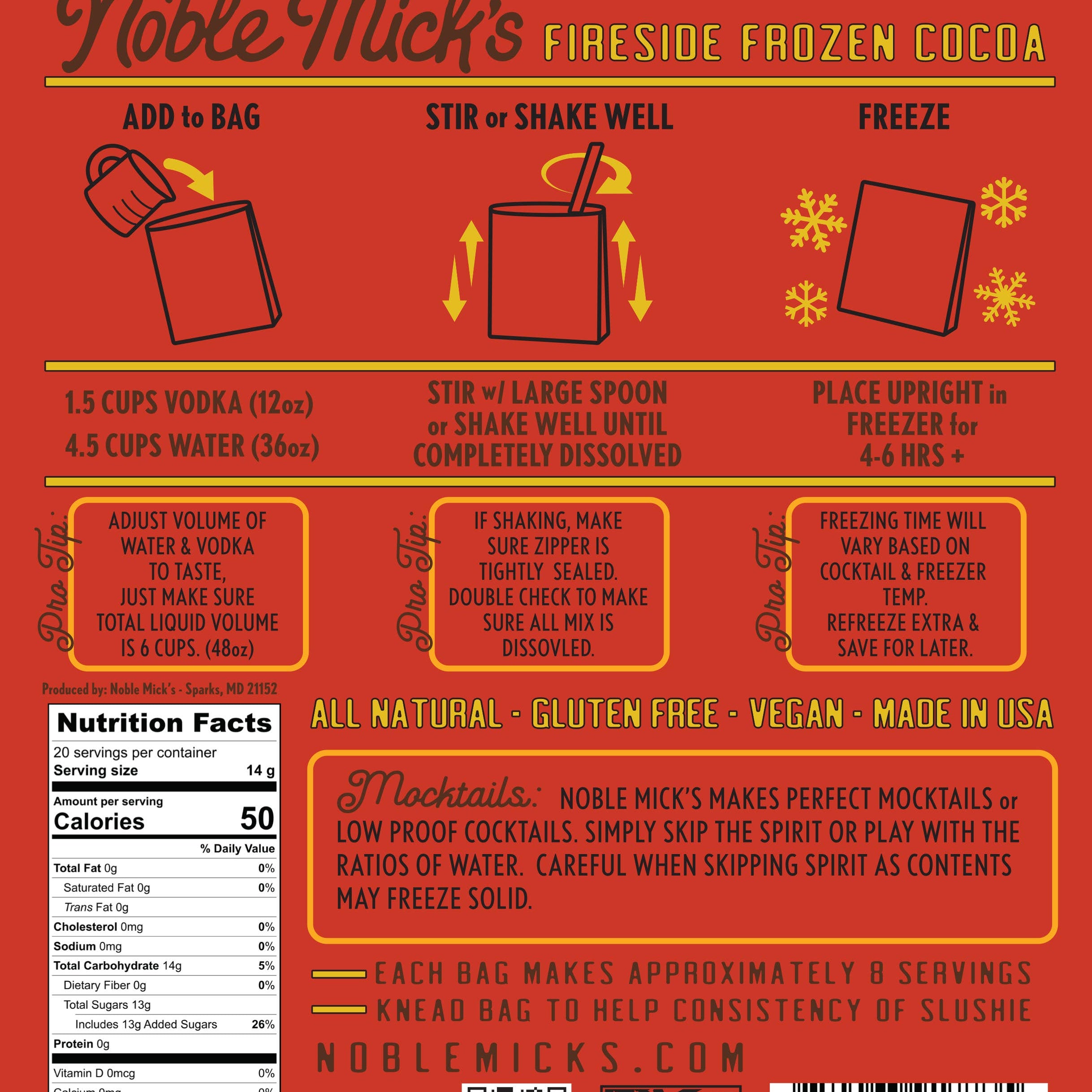 Fireside Frozen Cocoa Frozen Cocktail