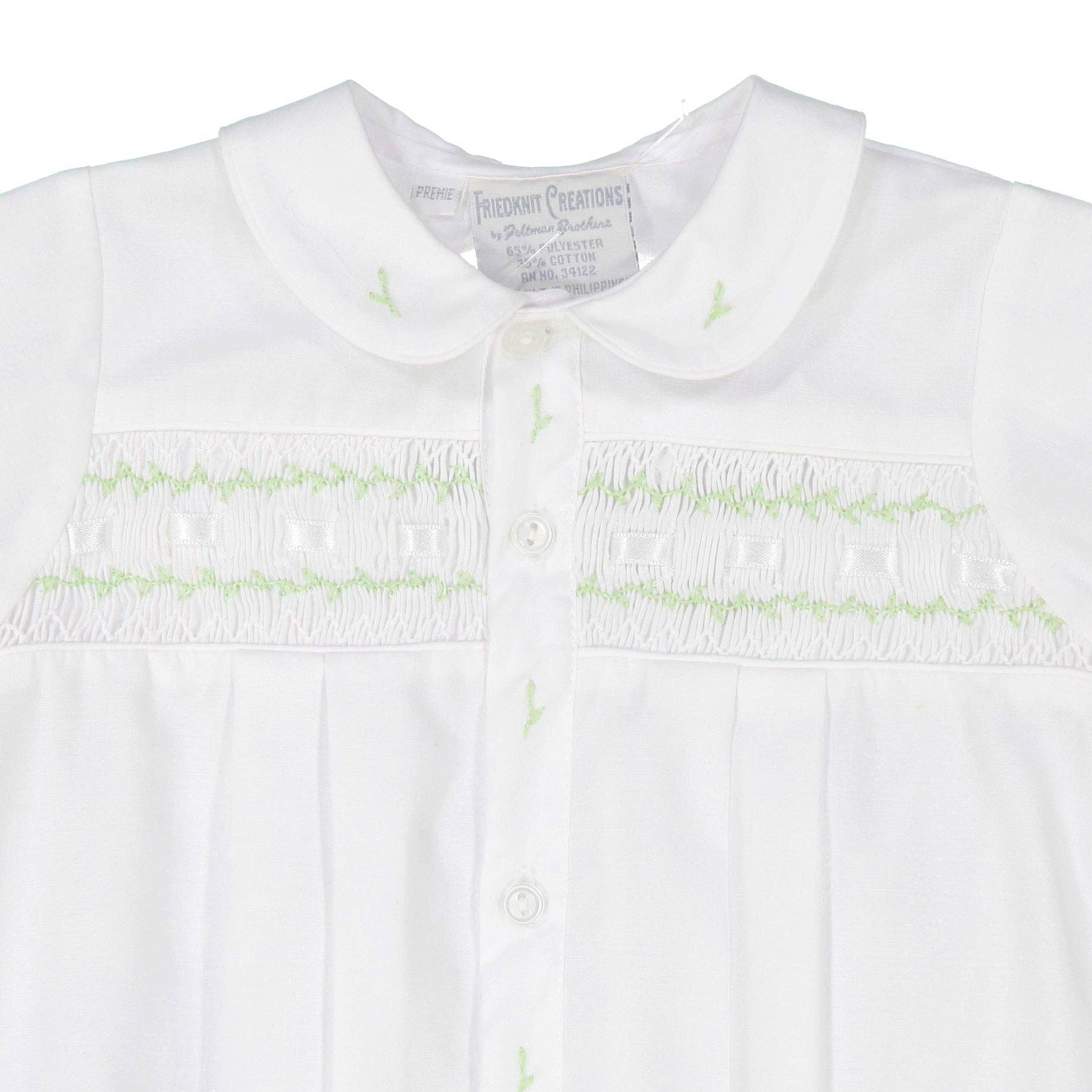 Preemie Baby Neutral Take me home gown