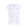 Vehicle Embroidered Cotton Shortall