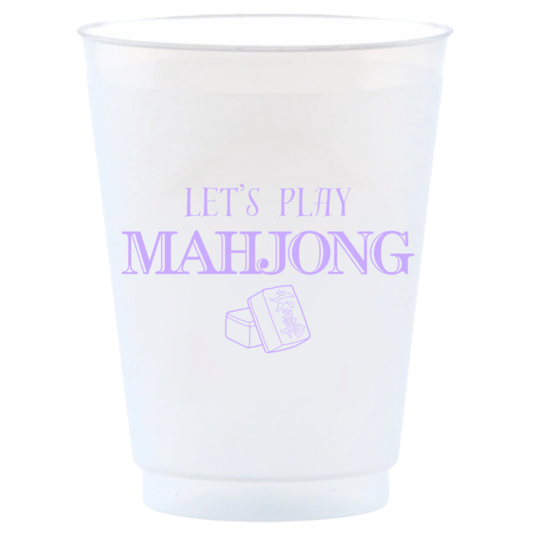 Let's Play Mahjong Reusable Frost Flex Cups
