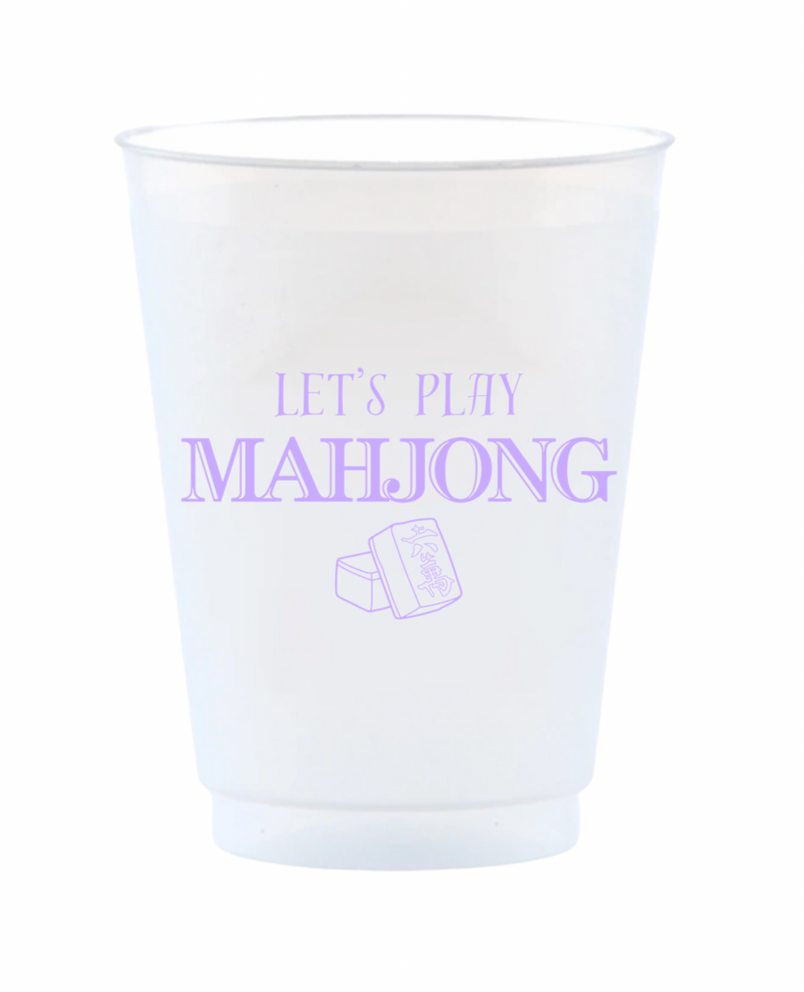 Let's Play Mahjong Reusable Frost Flex Cups